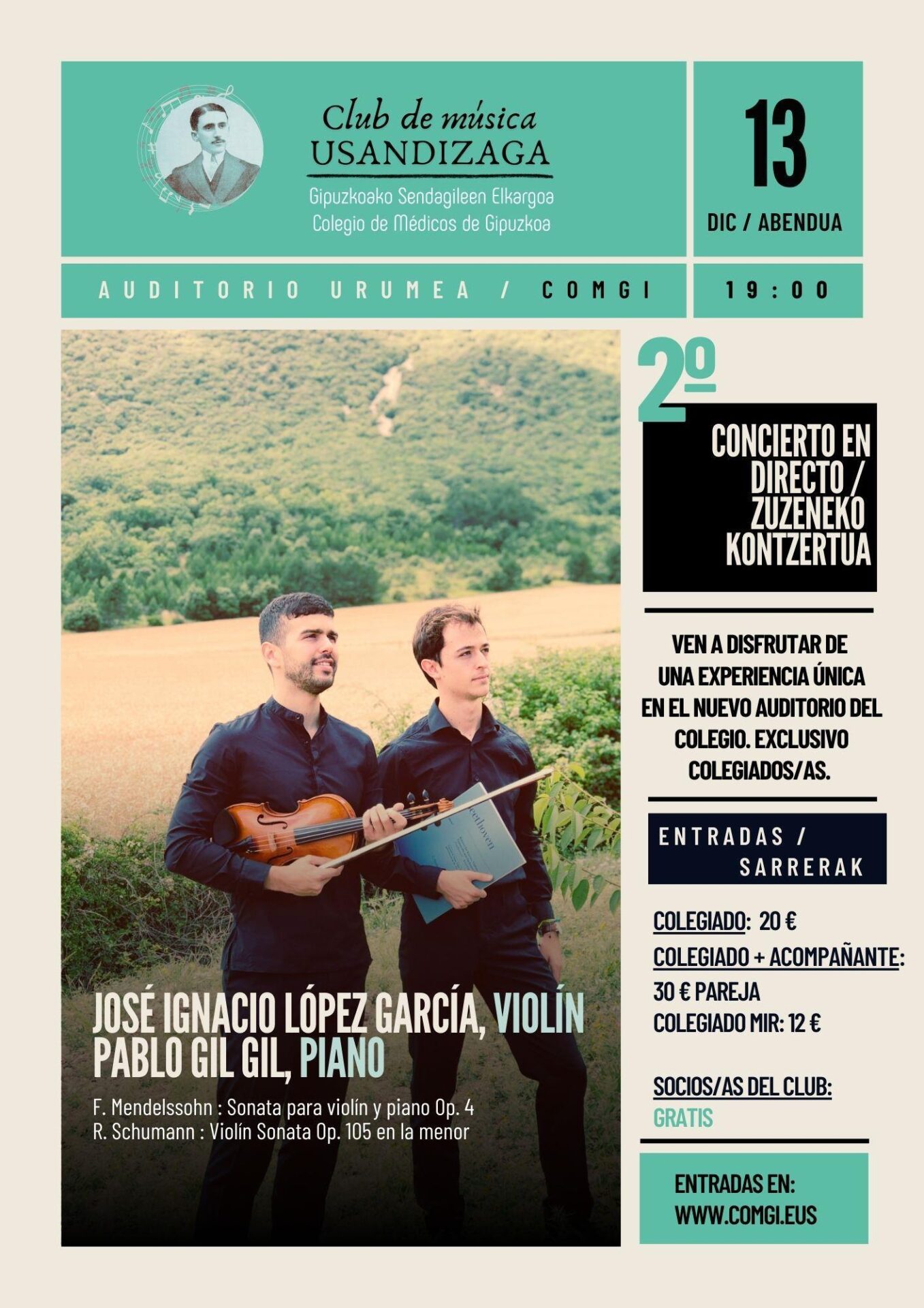 Violín y piano